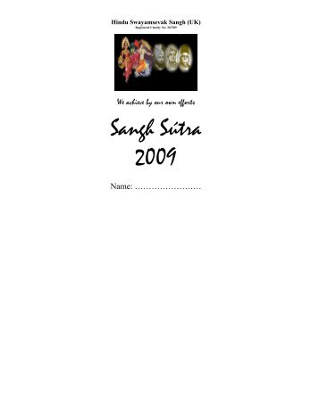 Sangh Sutra 2009 - The Bauddhik Resource Page