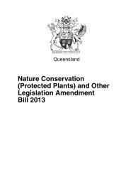 (Protected Plants) and Other Legislation Amendment Bill 2013