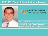 Lee Linthicum Head of Global Food Research Euromonitor ...