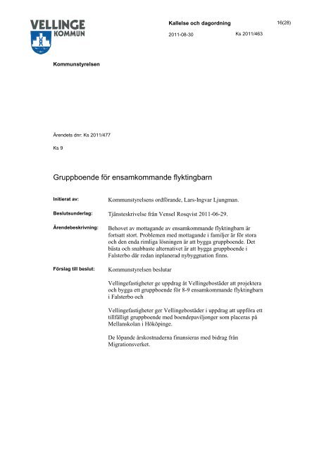 2011-08-30 (PDF-dokument, 184 kB) - Vellinge kommun