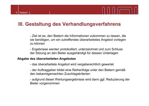 GestaltungsmÃ¶glichkeiten im Verhandlungsverfahren - BPPP