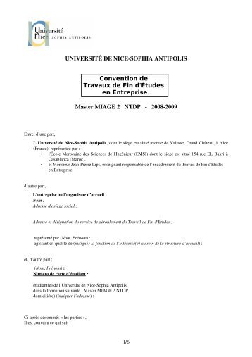 convention_TFEE_2009_v1 (1).pdf - MIAGE Nice Sophia Antipolis