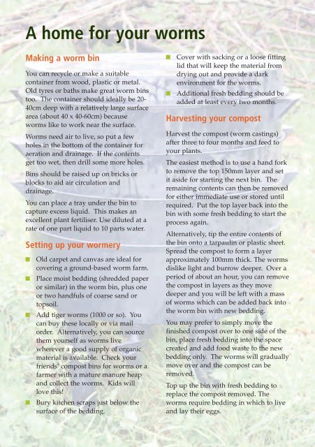 Composting and Worm Farming - Northland Regional Council