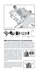 PDF DBS-22 KÃ¤yttÃ¶ohje - Tormek