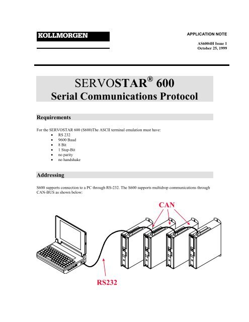 SERVOSTAR 600