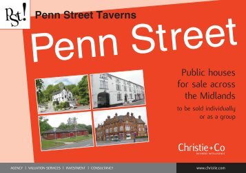 Penn Street Taverns - Christie + Co Corporate