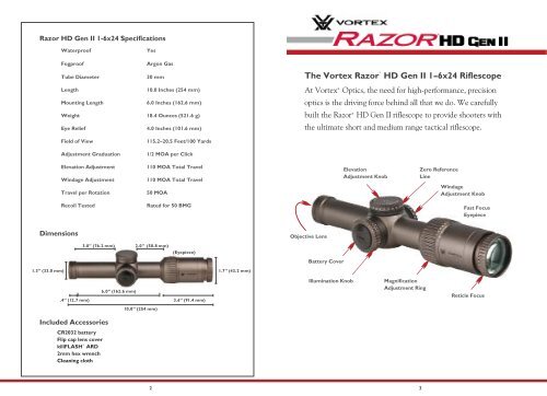 vortex viper rifle scope manual - EuroOptic.com