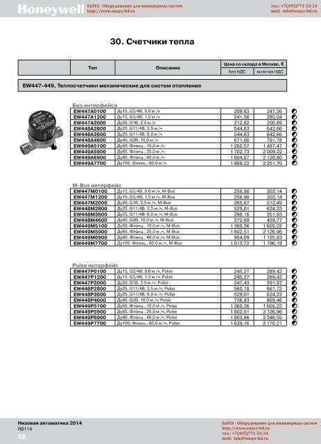 ÐÑÐ°Ð¹Ñ-Ð»Ð¸ÑÑ 2013 Ð½Ð° Ð½Ð¸Ð·Ð¾Ð²ÑÑ Ð°Ð²ÑÐ¾Ð¼Ð°ÑÐ¸ÐºÑ Honeywell