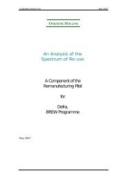 An Analysis of the Spectrum of Re-use A Component of the ...