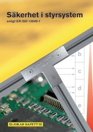 Säkerhet i styrsystem enligt EN ISO 13849-1 - Jokab Safety