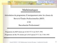 Bac Pro - Académie de Montpellier