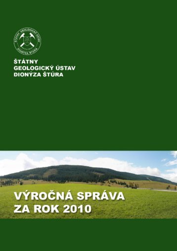 Å tÃ¡tny geologickÃ½ Ãºstav DÅ  (pdf, 1,16 MB) - Ministerstvo Å¾ivotnÃ©ho ...