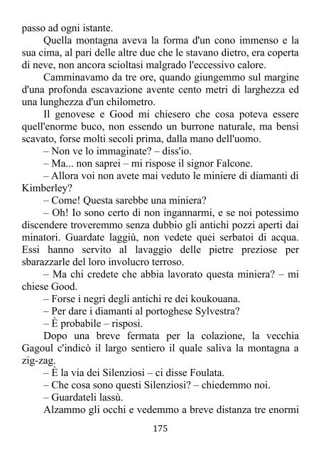 "Le caverne dei diamanti" di Emilio Salgari - Altervista