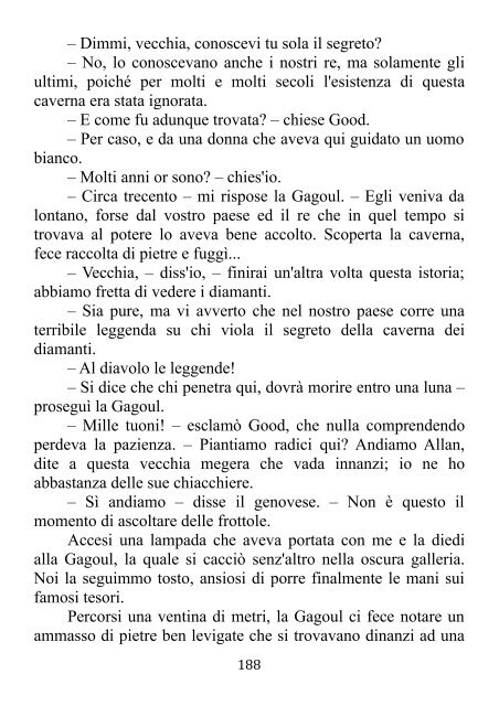 "Le caverne dei diamanti" di Emilio Salgari - Altervista