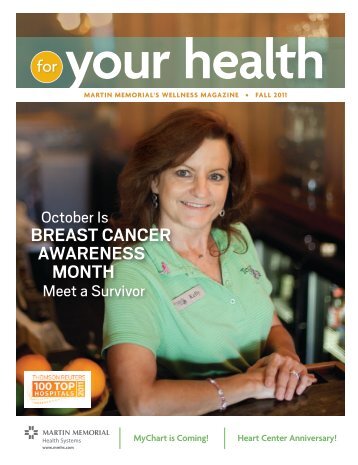 Breast CanCer aWareness MOntH - Martin Memorial Health Systems