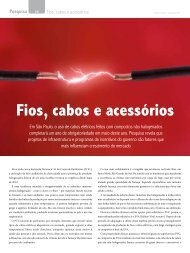 Fios, cabos e acessórios - Revista O Setor Elétrico