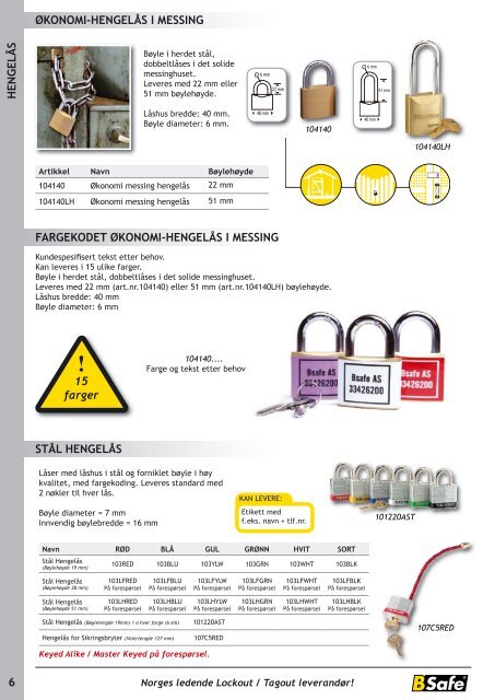 Lockout / Tagout - BSafe