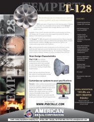 t-128 warning siren brochure - Public Safety Equipment Company LLC