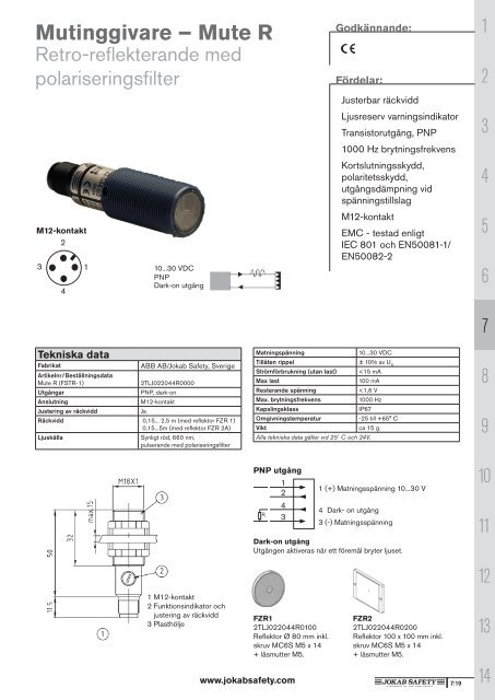 Blanking - Jokab Safety