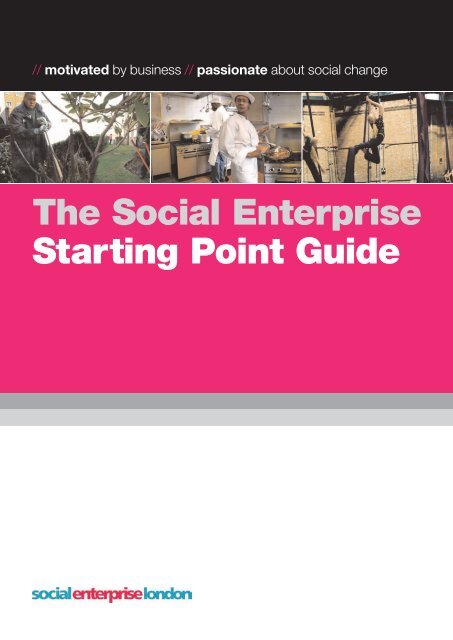 The Social Enterprise Starting Point Guide