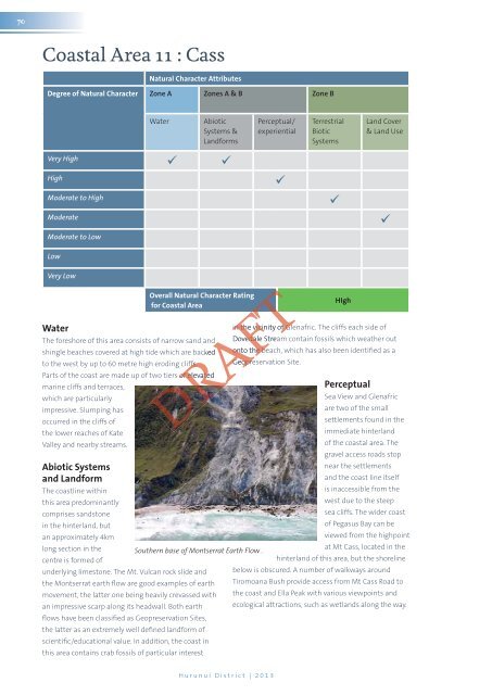 Important Natural Landscapes (Boffa Miskell, 2013)