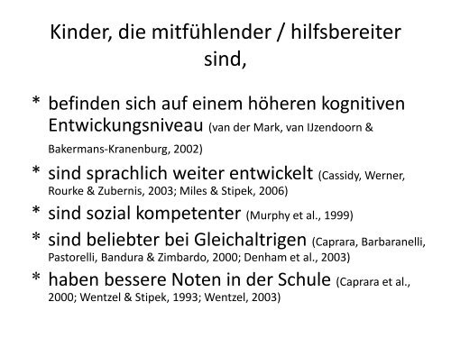 Mitgefühl im Kindesalter: Bedeutung, Entwicklung und ... - Papilio