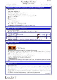 MSDS for Oxide-Stop Precious - XPdent.com