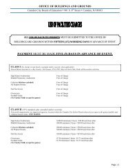 Use of Facilities Permit Form - Camden City Public Schools