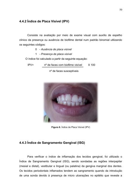 11. avaliaÃ§Ã£o das condiÃ§Ãµes de higiene e estÃ©tica dental em ...