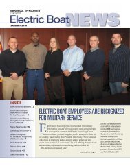 EB News January 2010 - Electric Boat Corporation