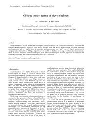 Oblique impact testing of bicycle helmets - University of Birmingham