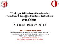 Ozgur Baris Akan - Proje Destek Ofisi - Middle East Technical ...