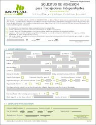 Descargue aquÃ­ Solicitud de AdhesiÃ³n - Mutual de Seguridad