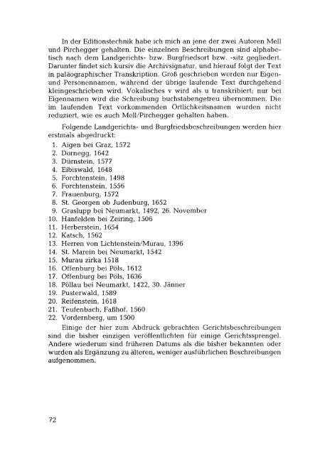 und Burgfriedsbeschreibungen - im Steiermärkischen Landesarchiv ...