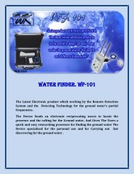 WATER FINDER. WF-101