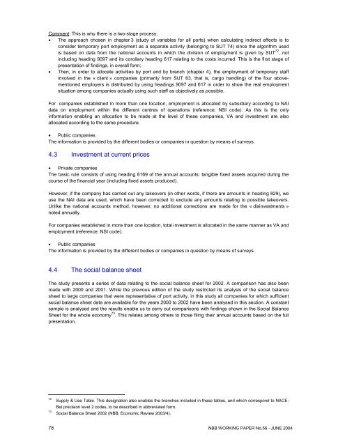 Economic importance of the Flemish maritime ports: Report 2002