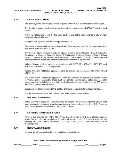 SFO Template - Office of Construction & Facilities Management Home