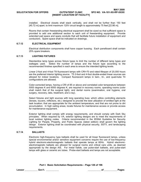 SFO Template - Office of Construction & Facilities Management Home