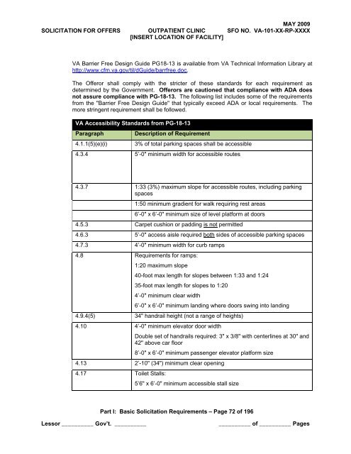 SFO Template - Office of Construction & Facilities Management Home