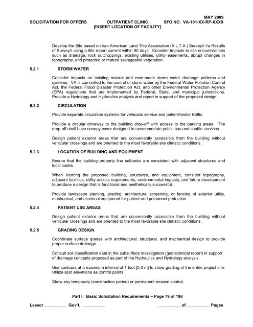 SFO Template - Office of Construction & Facilities Management Home