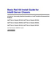 Basic Rail Kit Install Guide for IntelÂ® Server ... - download.intel.nl