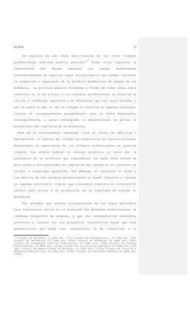 En el Tribunal Supremo de Puerto Rico JosÃ© M. GarcÃ­a GÃ³mez y ...