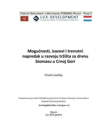 MoguÄnosti, izazovi i trenutni napredak u razvoju trÅ¾iÅ¡ta za drvnu ...