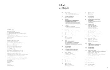 Inhalt Contents - JOVIS VERLAG Architektur Fotografie Berlin