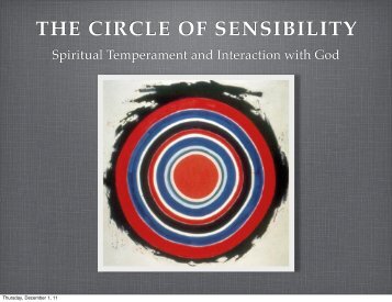 THE CIRCLE OF SENSIBILITY - Broadway Church of Christ