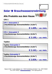 Preisliste Solar-1006 - bei Regulus GmbH