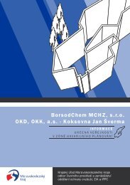 BorsodChem MCHZ, s.r.o. OKD, OKK, a.s. - Koksovna Jan Å verma