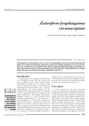 Zosteriform lymphangioma circumscriptum