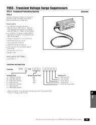 TVSS - Transient Voltage Surge Suppressors - Siemens