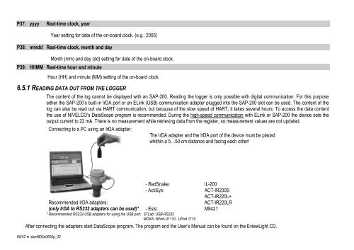 EchoTREK ST/SB-400 - Nivelco Process Control Co., Inc.